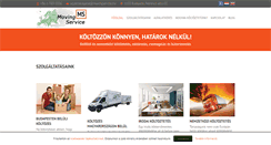 Desktop Screenshot of movingservice.hu